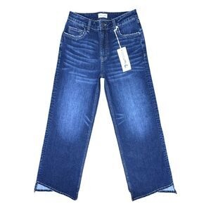 Hint of Blu High Rise Wide Leg Jeans - 26” Waist